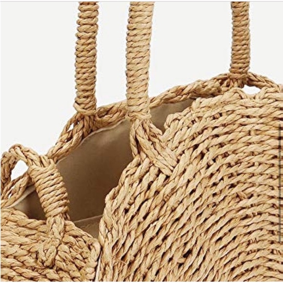 Bohemian straw purse - Picture 3 of 3